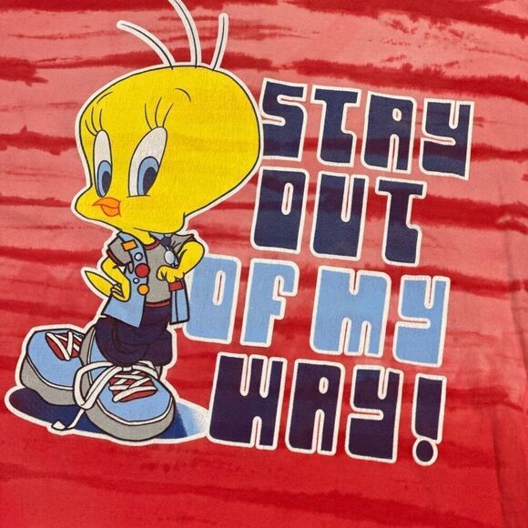 Vintage y2k looney tunes Tweety Bird Shirt size 18W - Picture 2 of 6